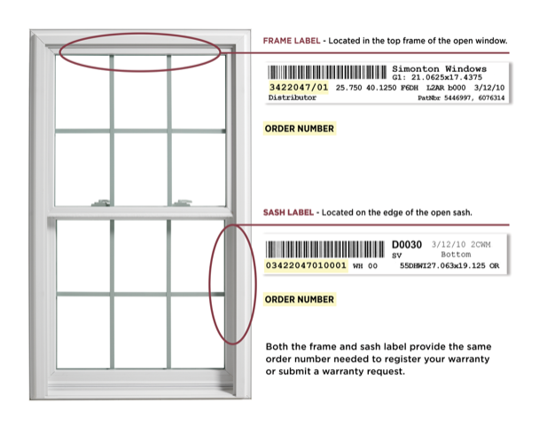 Order Number Label | Allied Siding and Windows
