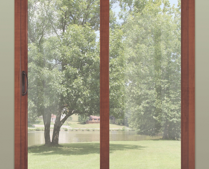 INOVO Patio Door Cherry | Allied Siding and Windows