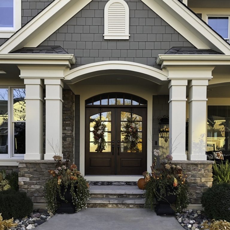 Decorative Concrete Driveway Allied Siding and Windows